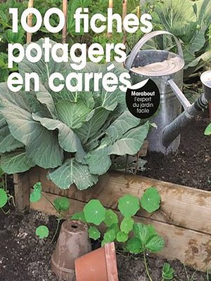 cover image of 100 fiches potagers en carré